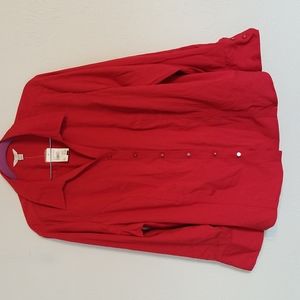 Red Collard Shirt